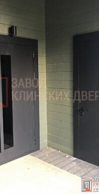 графитовые входные двери для частного загородного дома в современном стиле