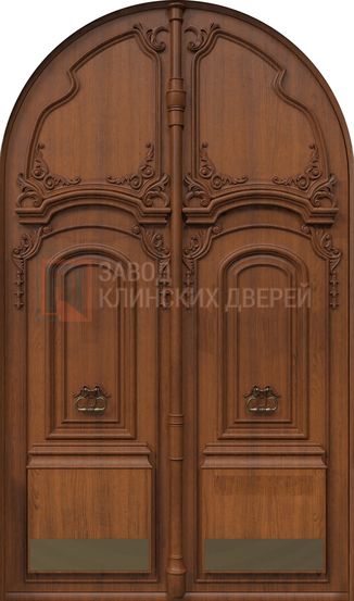 Арочная дверь с МДФ панелью и виноритом  АР-110 с МДФ панелью и виноритом  АР-110