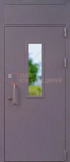 Техническая дверь c порошковым напылением и стеклом ДТХ-40 c порошковым напылением и стеклом ДТХ-40