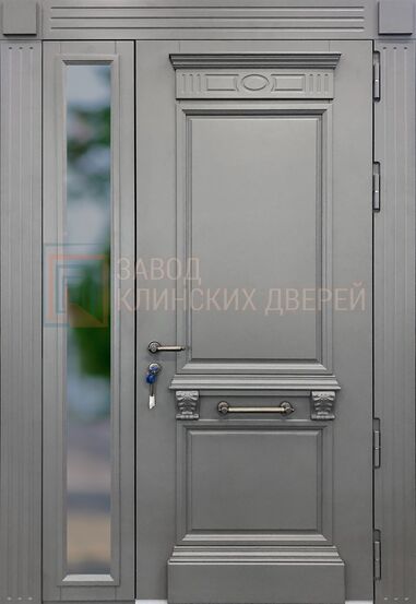 Входная дверь с массивом дерева со стеклом МСВ-30 с массивом дерева со стеклом МСВ-30