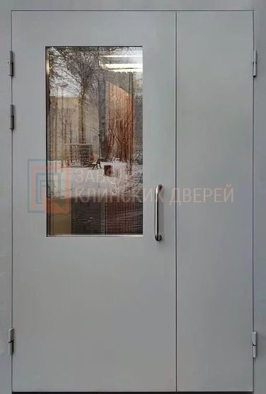 Подъездная дверь с порошковым напылением и стеклопакетом ПДД-17 с порошковым напылением и стеклопакетом ПДД-17