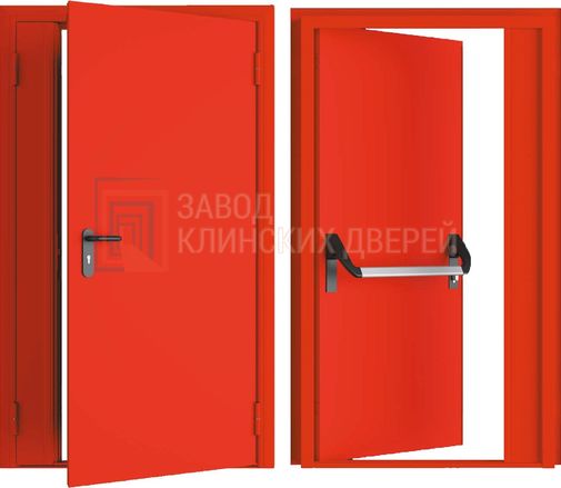 Противопожарная дверь с порошковым напылением с двух сторон ПРПЖ-12 с порошковым напылением с двух сторон ПРПЖ-12