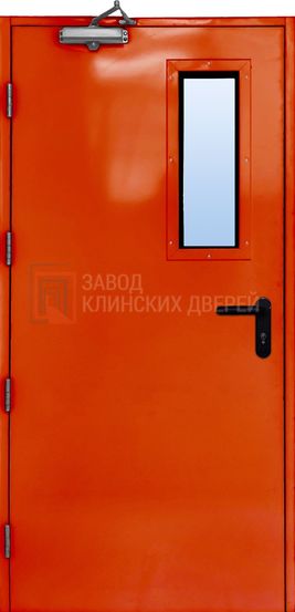 Противопожарная дверь с порошковым напылением со стеклопакетом ПРПЖ-20 с порошковым напылением со стеклопакетом ПРПЖ-20