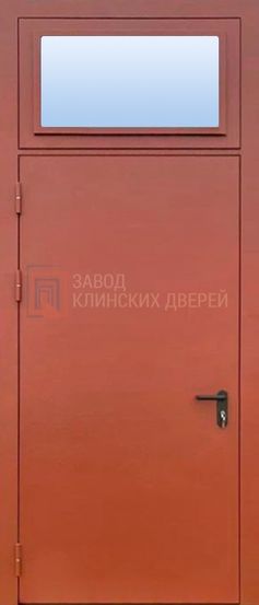 Противопожарная дверь с порошковым напылением и стеклом ПРПЖ-50 с порошковым напылением и стеклом ПРПЖ-50