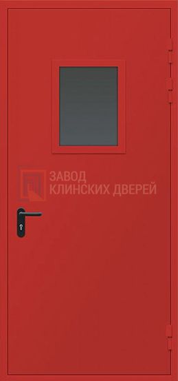 Противопожарная дверь с порошковым напылением со стеклопакетом с двух сторон ПРПЖ-6 с порошковым напылением со стеклопакетом с двух сторон ПРПЖ-6