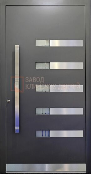Входная дверь с МДФ со стеклом СТК-107 с МДФ со стеклом СТК-107