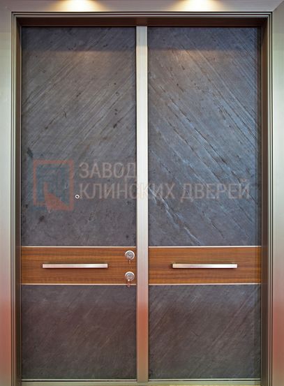 Входная дверь с МДФ и атмосферостойким покрытием СТК-64 с МДФ и атмосферостойким покрытием СТК-64