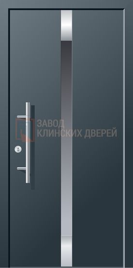 Входная дверь с порошковым напылением и стеклом СТК-70 с порошковым напылением и стеклом СТК-70