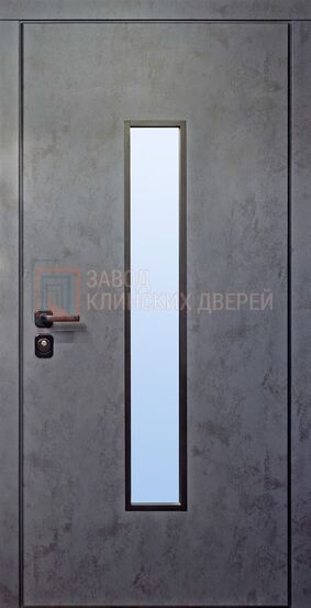 Входная дверь с МДФ со стеклом СТК-87 с МДФ со стеклом СТК-87
