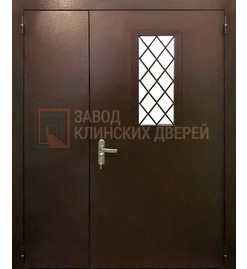 Дверь с порошковым напылением и решеткой ТМБ-25