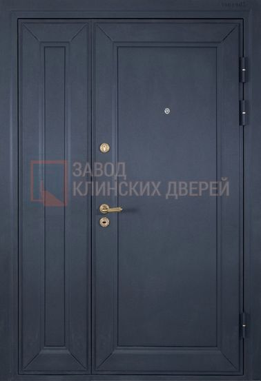 Входная полуторная темная дверь с порошковым напылением УЛ-2 полуторная темная дверь с порошковым напылением УЛ-2