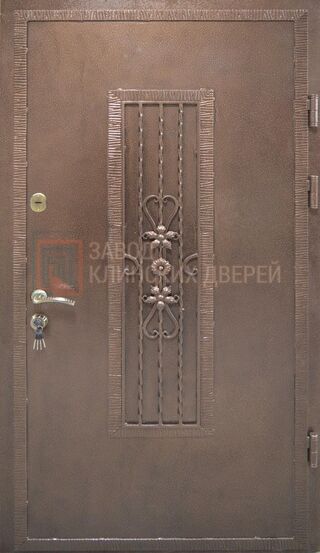 Входная дверь с порошковым напылением и ковкой УЛ-39 с порошковым напылением и ковкой УЛ-39