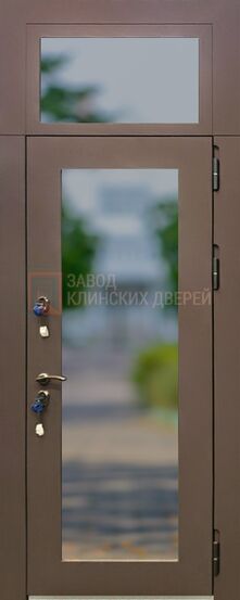 Входная дверь c порошковым напылением и стеклом УЛ-47 c порошковым напылением и стеклом УЛ-47