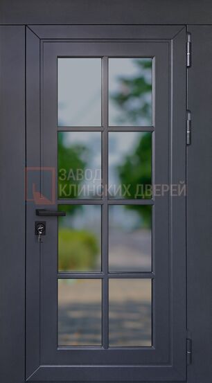 Входная дверь с виноритом и стеклом ВНР-129 с виноритом и стеклом ВНР-129